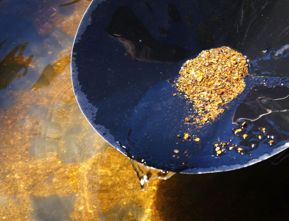 Gold panning